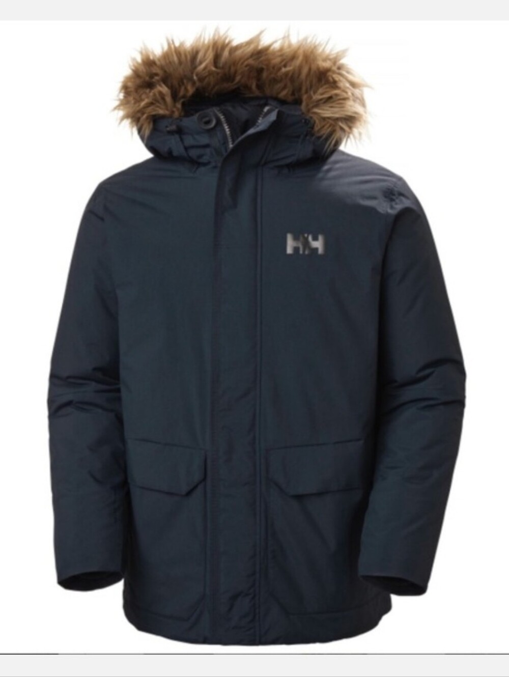 Helly Hansen Men's Puffy Winter Parka Jacket Black Hooded